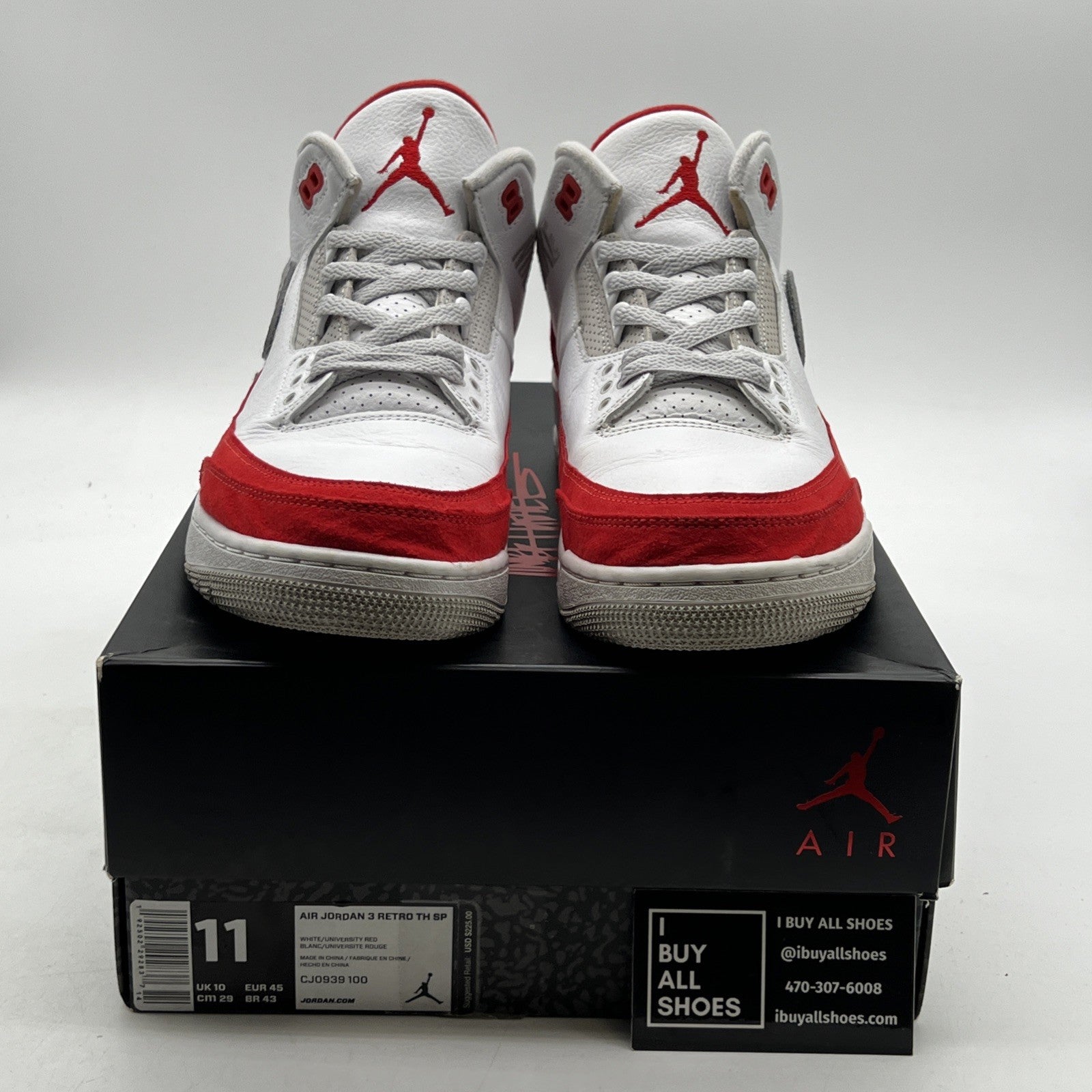Size 11 - Air Jordan 3 Retro Tinker Air Max 1 2019 (CJ0939-100)
