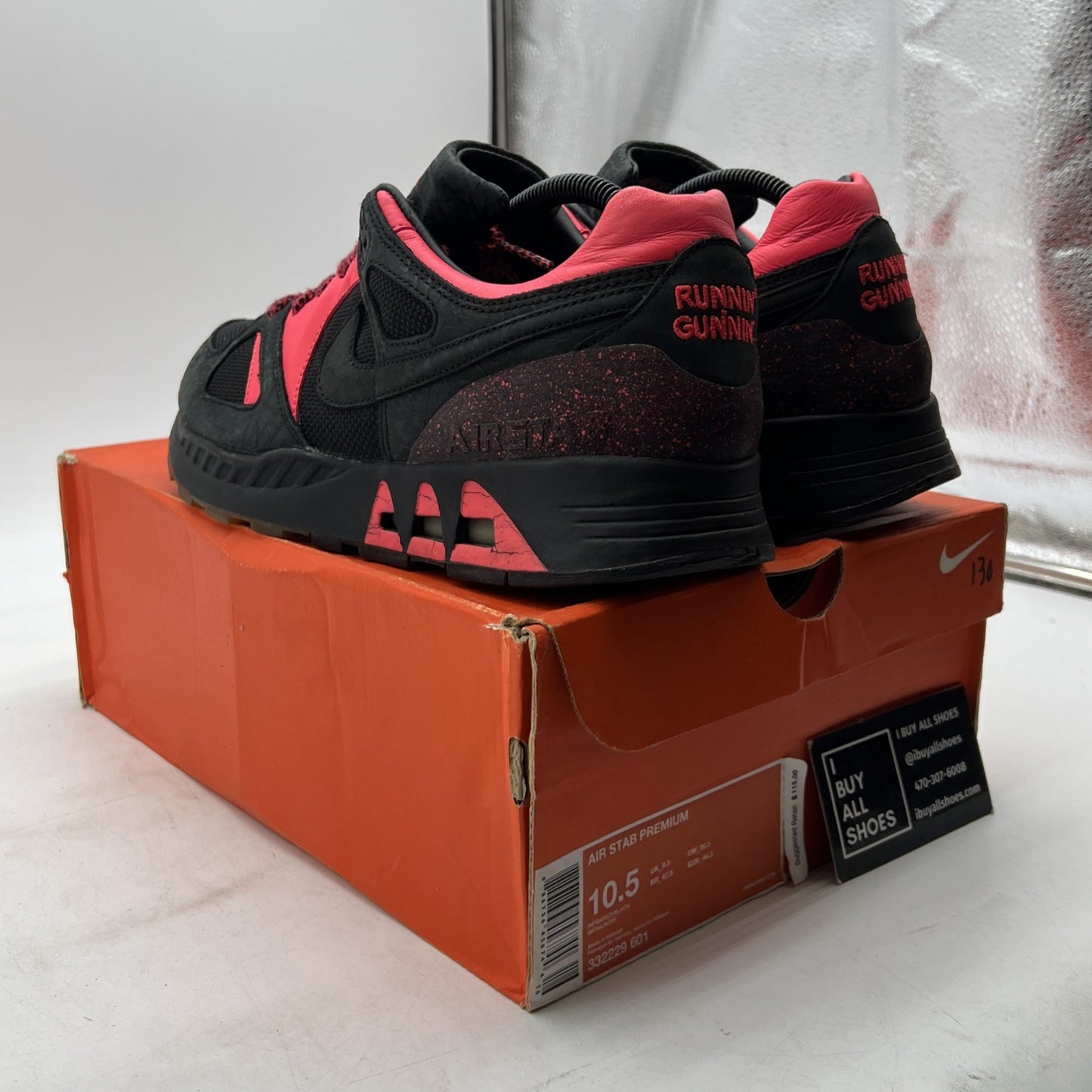 Size 10.5 - Nike Air Stab Premium Runnin N Gunnin (332229-601)