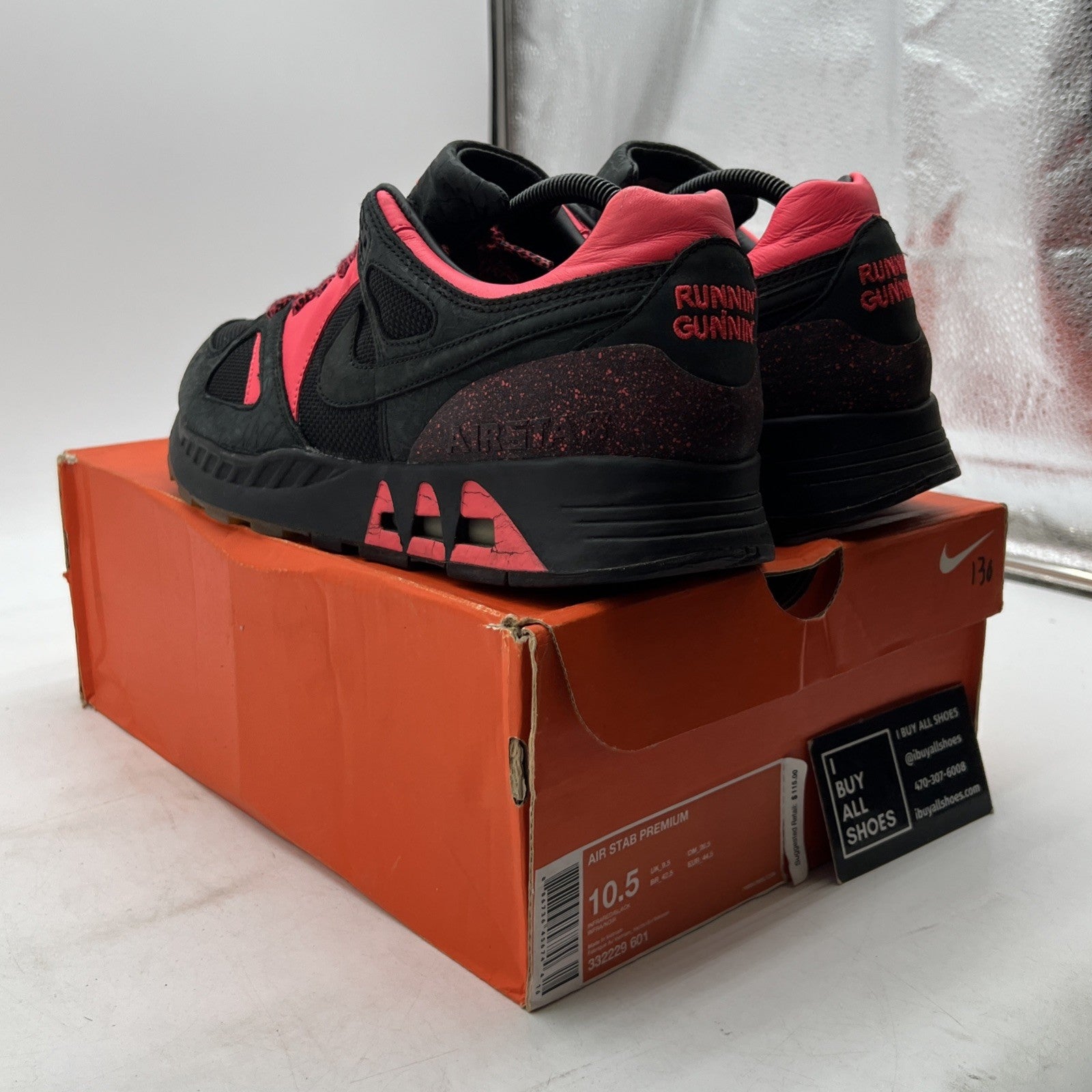 Size 10.5 - Nike Air Stab Premium Runnin N Gunnin (332229-601)