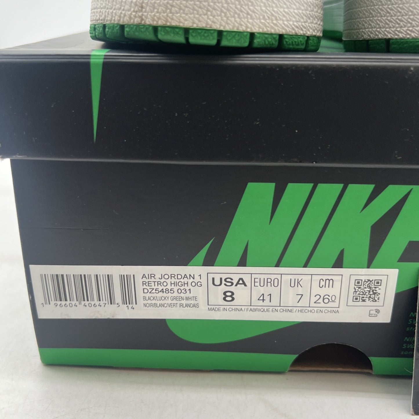 Size 8 - Air Jordan 1 Retro OG High Lucky Green (DZ5485-031)