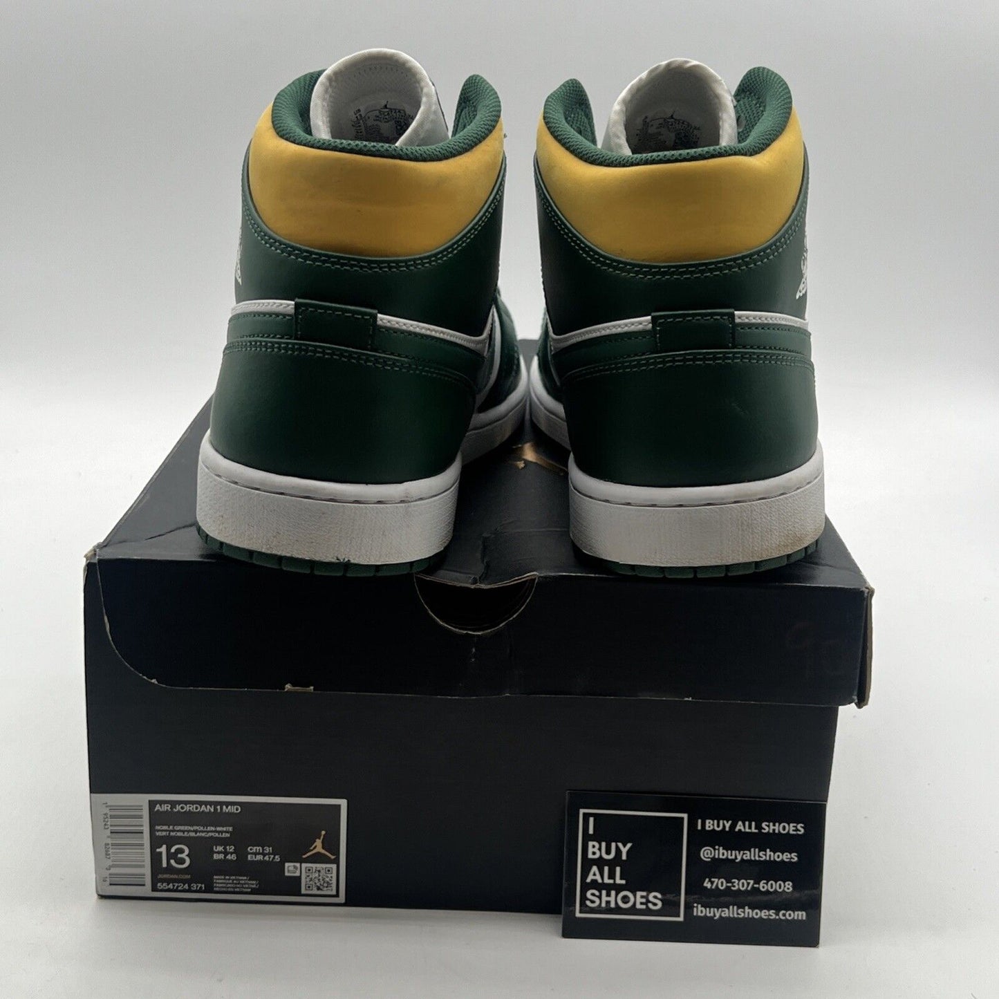 Size 13 - Air Jordan 1 Mid Sonics (554724-371)
