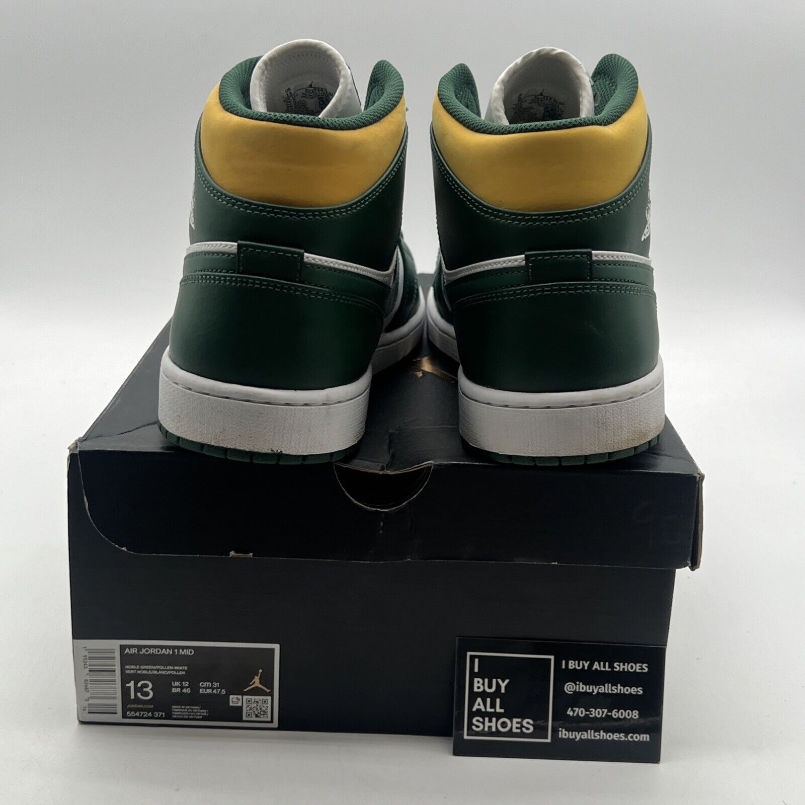 Size 13 - Air Jordan 1 Mid Sonics (554724-371)