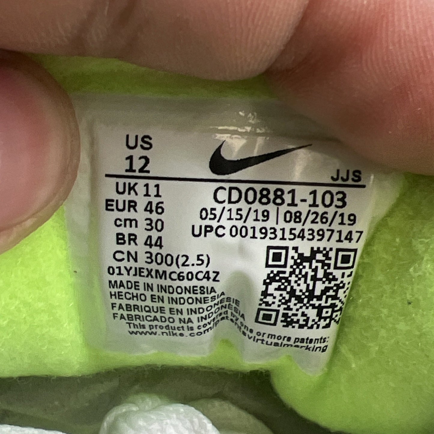 Size 12 - Nike Air Max 90 2020 Volt (CD0881-103)