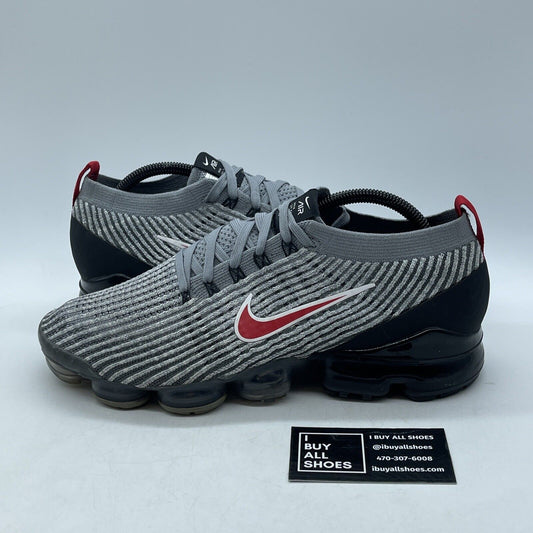 Size 10 - Nike Air VaporMax 3.0 Particle Grey Red White Suede (AJ6900-012)