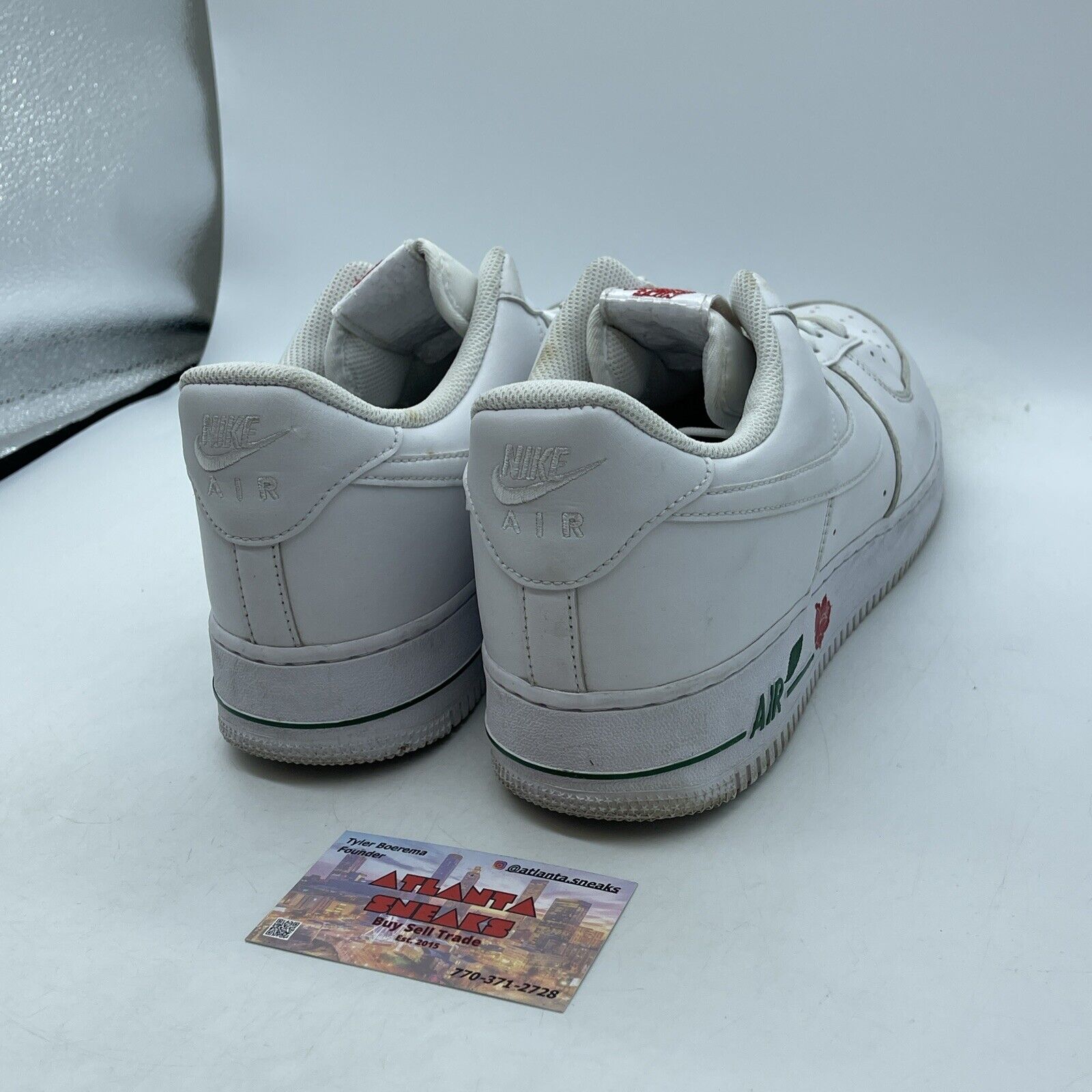 Size 12 - Nike Air Force 1 '07 LX Thank You Plastic Bag Red Green (CU6312-100)