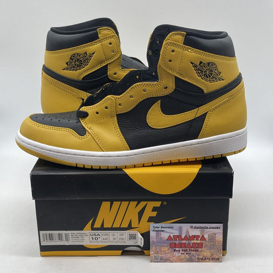 Size 10.5 - Jordan 1 Retro OG High Pollen Yellow White Black (555088-701)