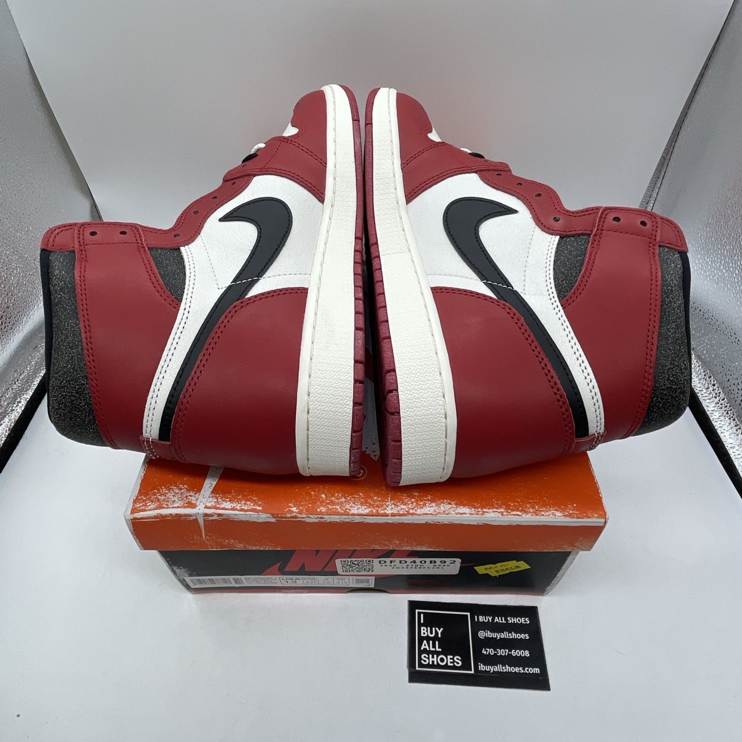 Size 13 - Air Jordan 1 Retro High OG Chicago Reimagined Lost & Found DZ5485-612