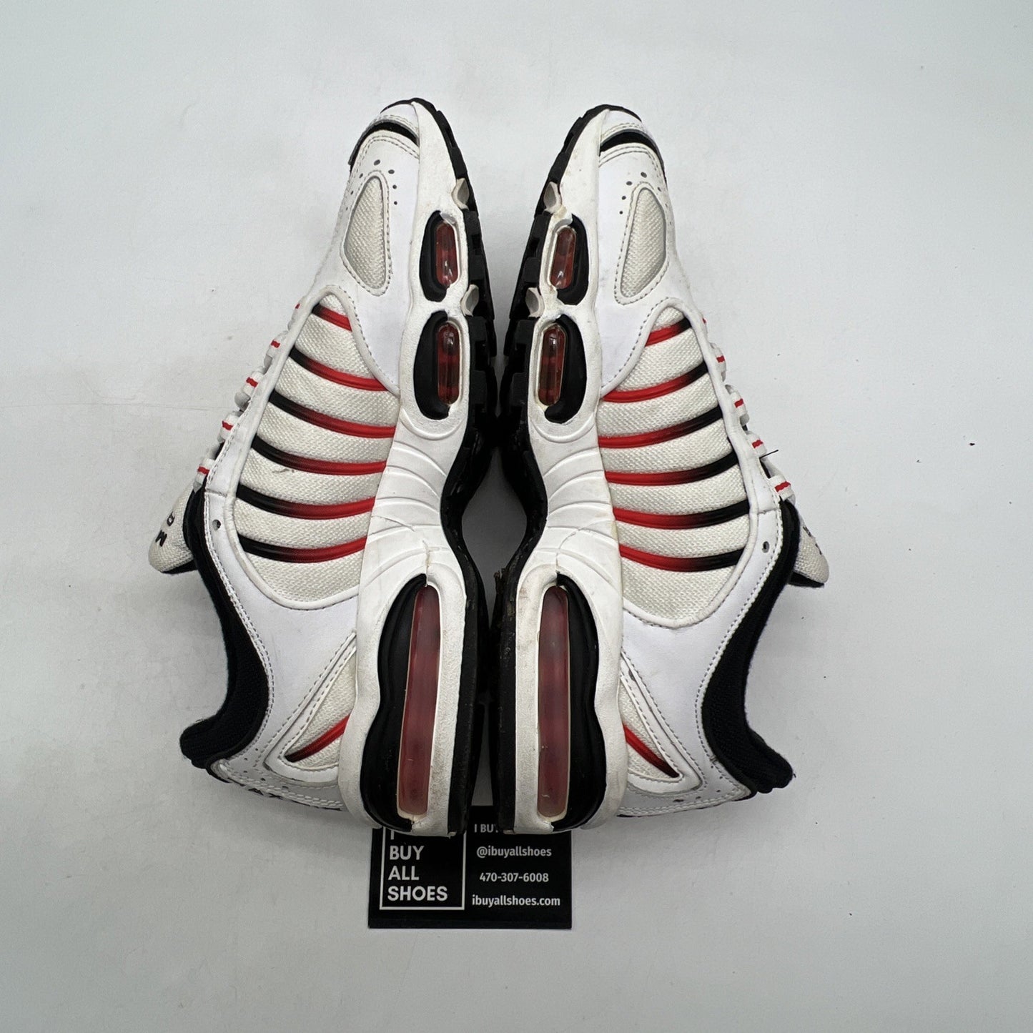 Size 9.5 - Nike Air Max Tailwind 4 White Habanero Red (AQ2567-104)