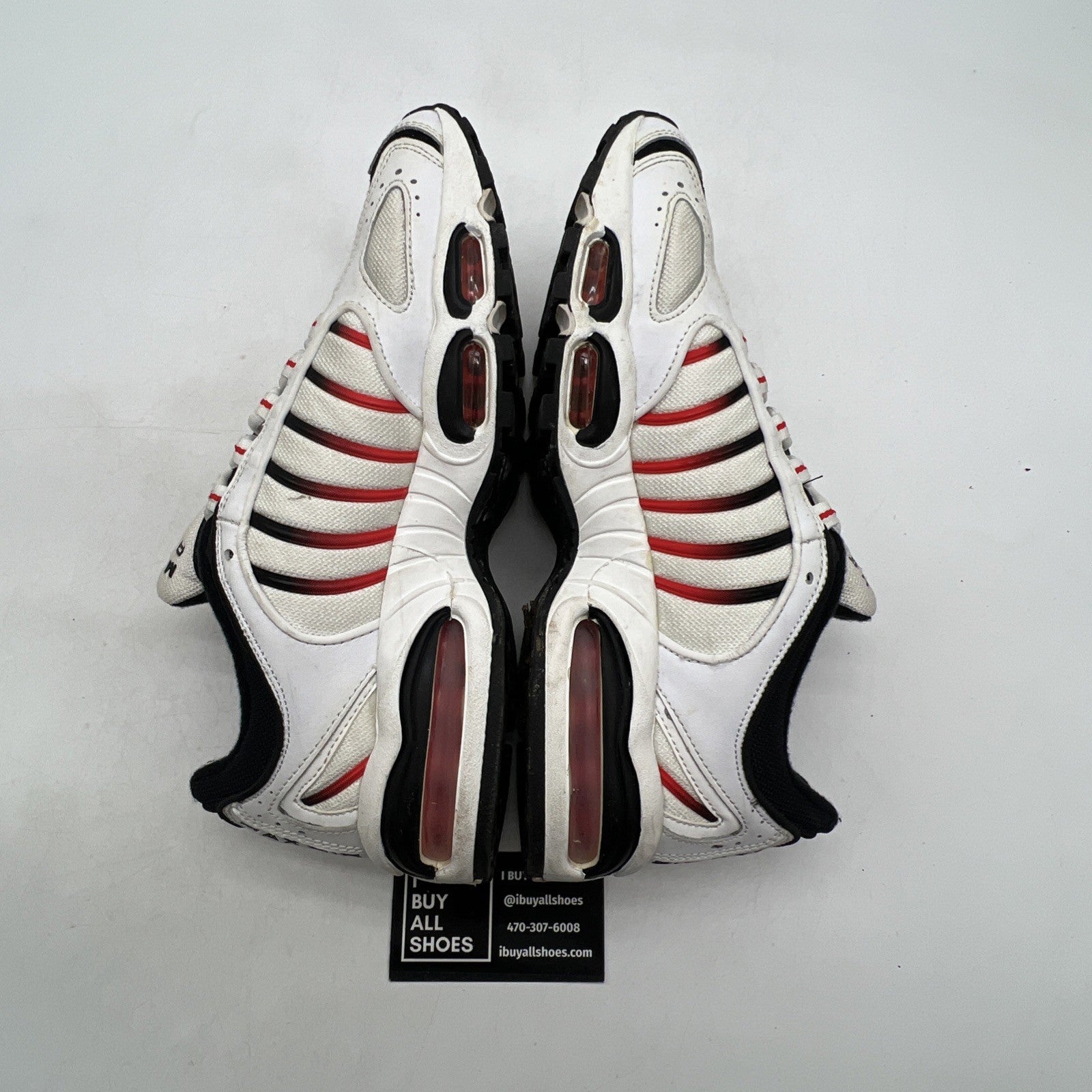 Size 9.5 - Nike Air Max Tailwind 4 White Habanero Red (AQ2567-104)