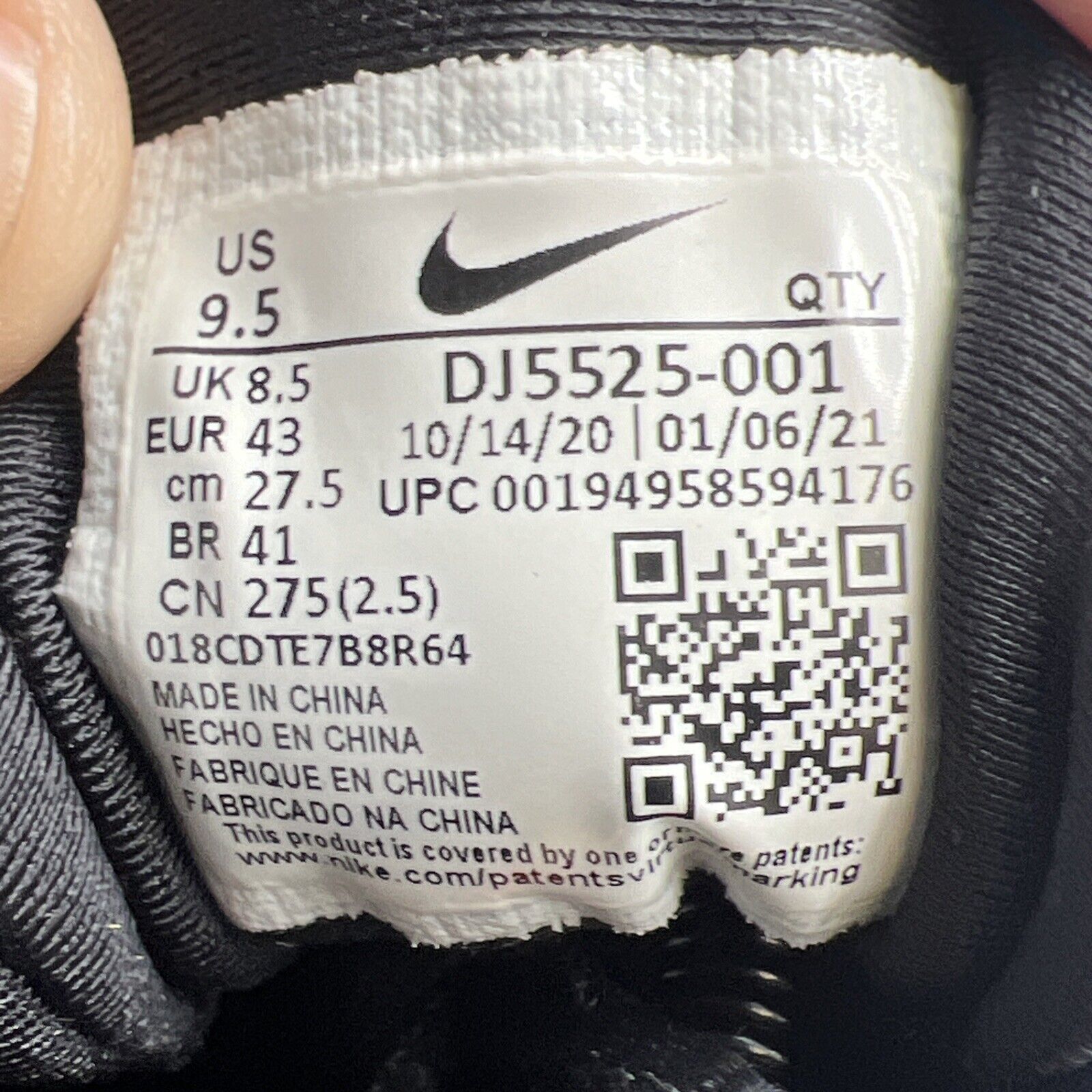 Size 9.5 - Nike Air VaporMax Plus Fresh (DJ5525-001)