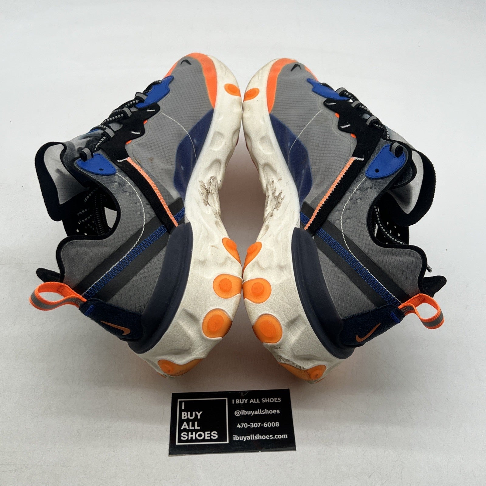 Size 13 - Nike React Element 87 Total Orange (AQ1090-004)