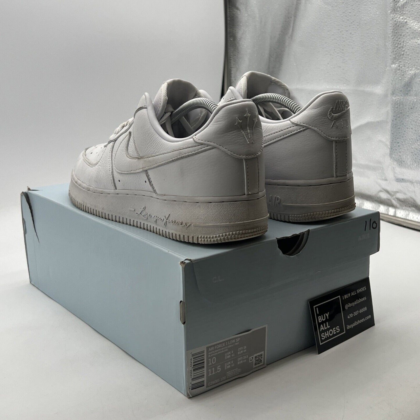 Size 10 - Nike Air Force 1 x NOCTA Low Certified Lover Boy (CZ8065-100)