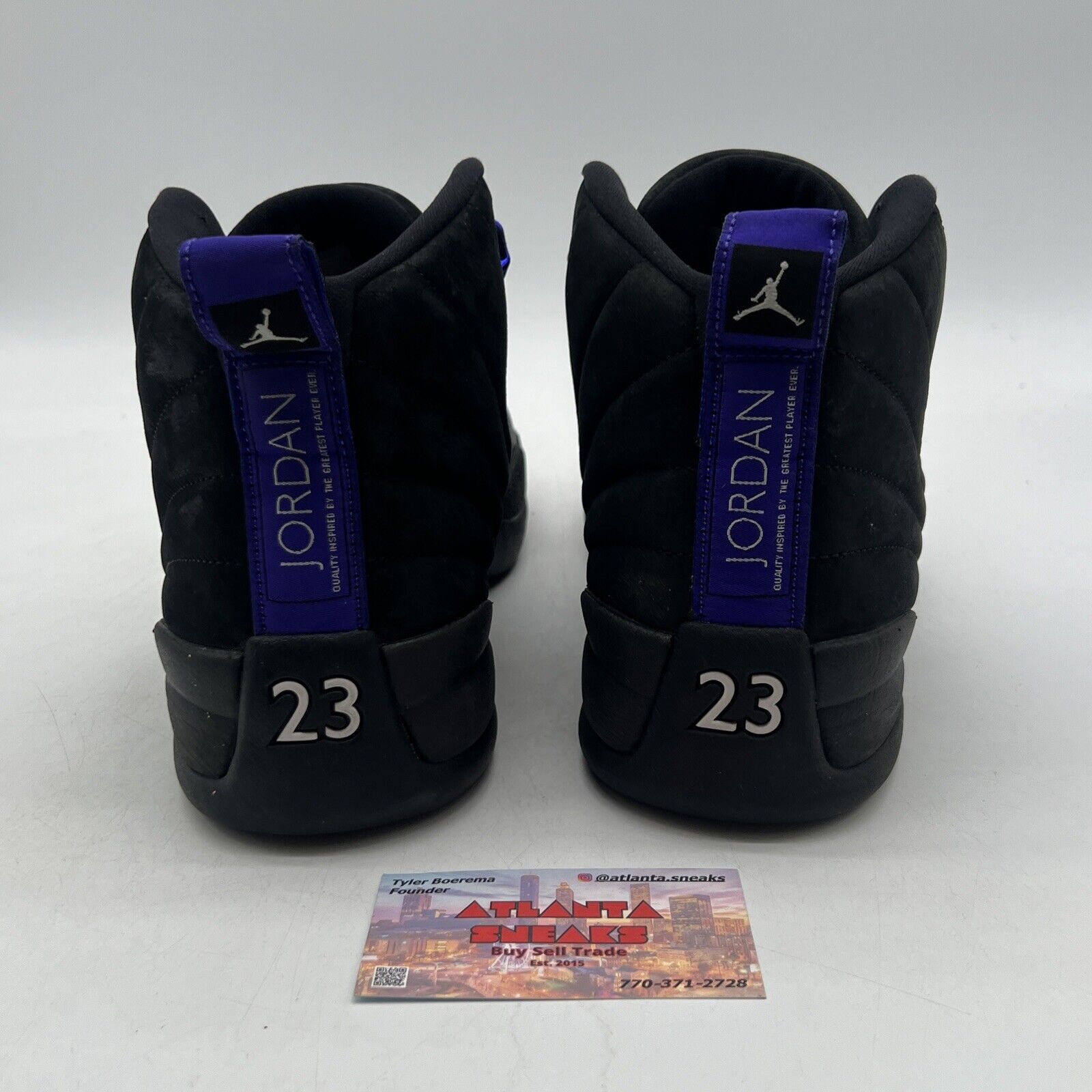 Size 12 - Air Jordan 12 Retro Dark Concord Black Suede Purple (CT8013-005)