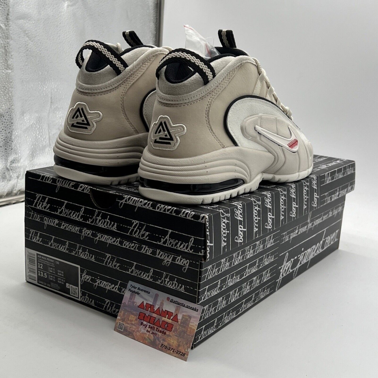 Size 12 - Nike Social Status x Air Max Penny 1 Recess - Desert Sand (DM9130-100)