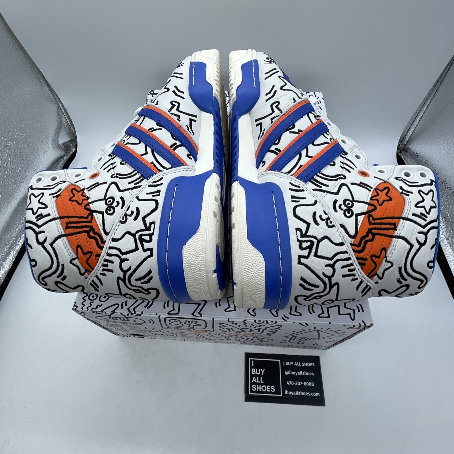 Size 8 - Adidas Keith Haring x Rivalry High Pop Art (EE9296)