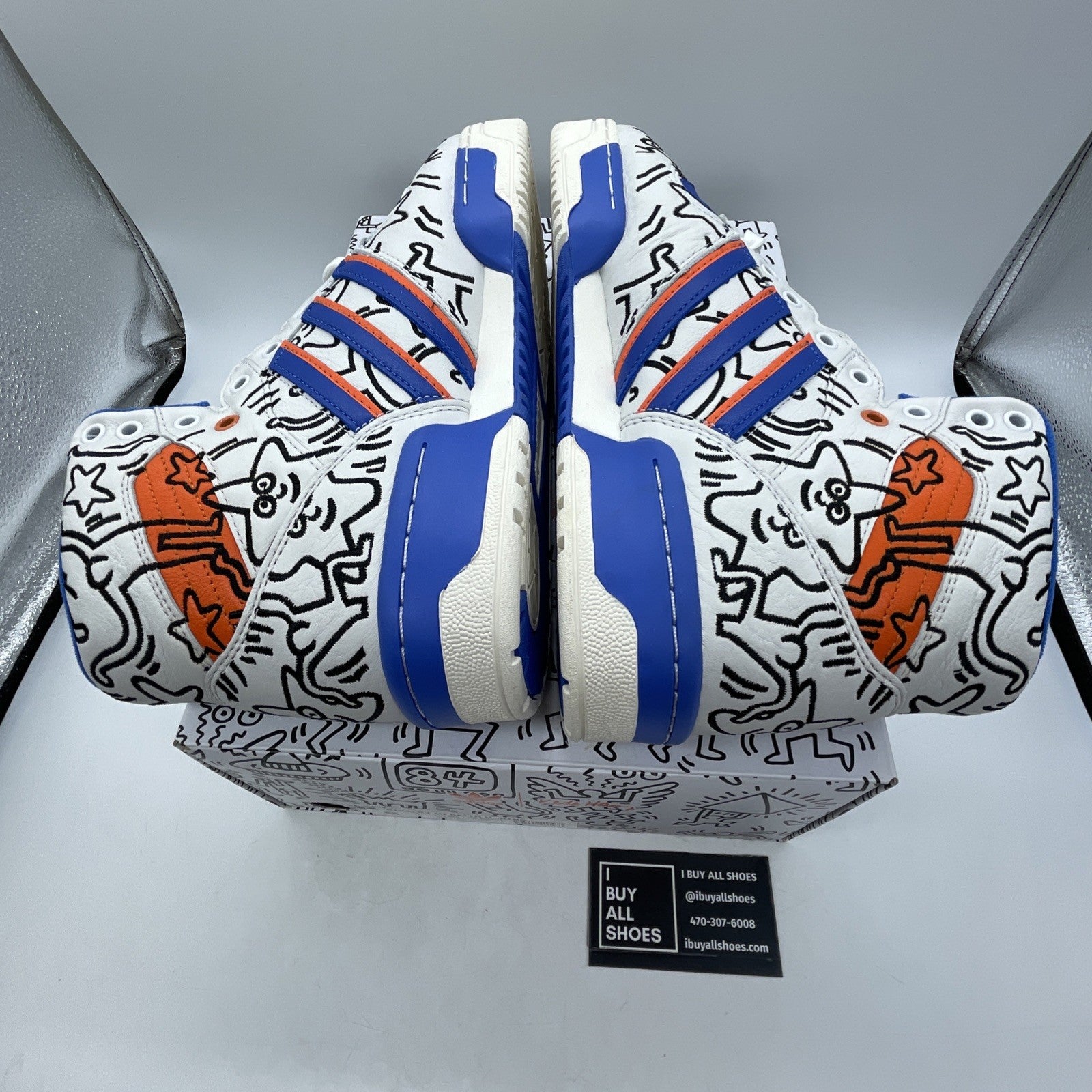Size 8 - Adidas Keith Haring x Rivalry High Pop Art (EE9296)