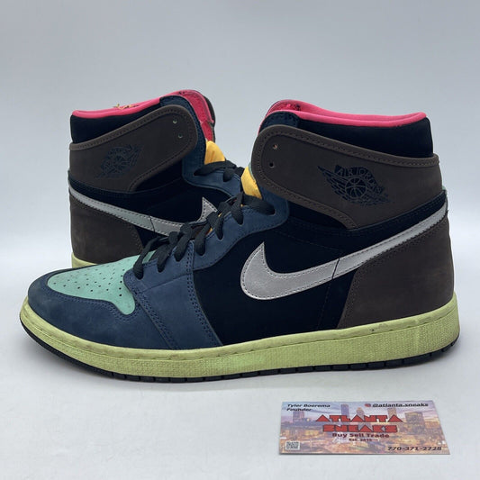 Size 11.5 - Jordan 1 Retro High Tokyo Bio Hack Green Black Silver (555088-201)