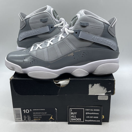 Size 10.5 - Air Jordan 6 Rings Cool Grey (322992-015)