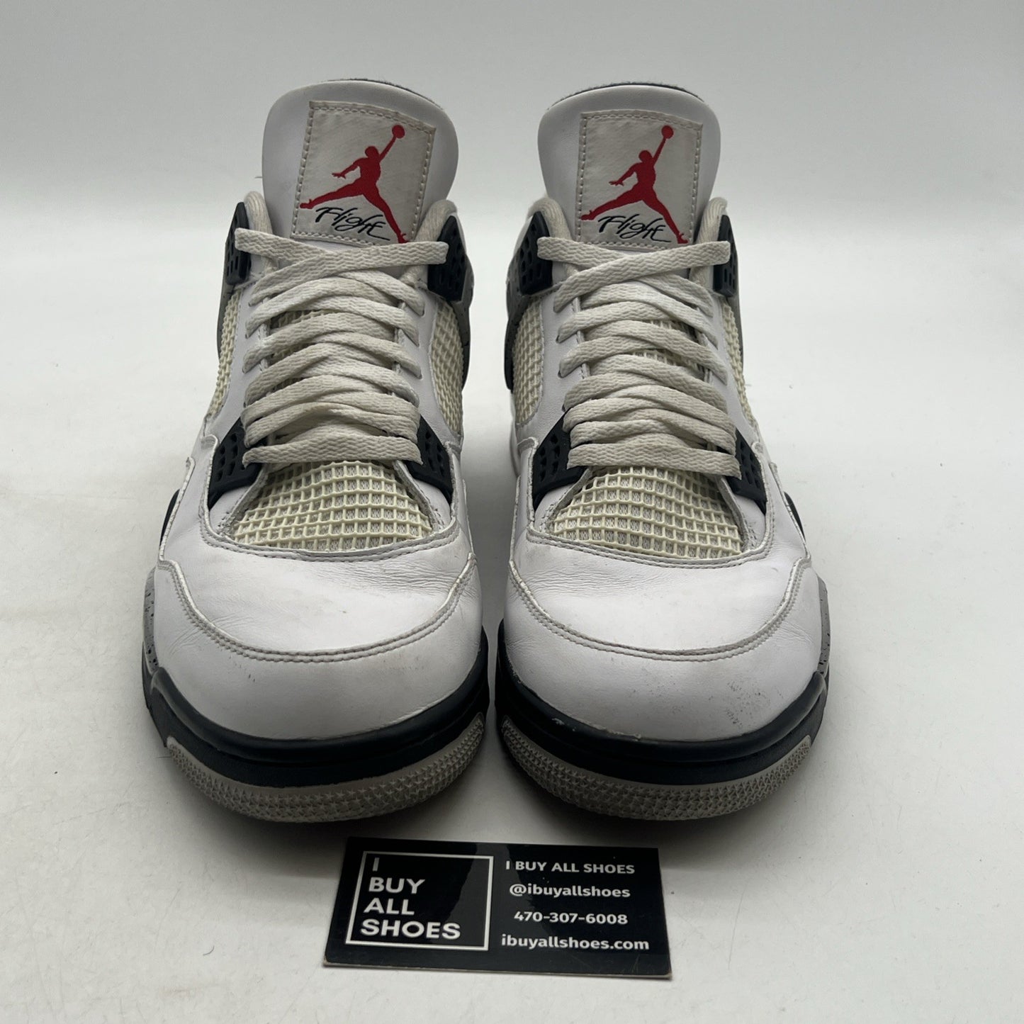 Size 13 - Air Jordan 4 Retro OG Mid White Cement (850606-192)