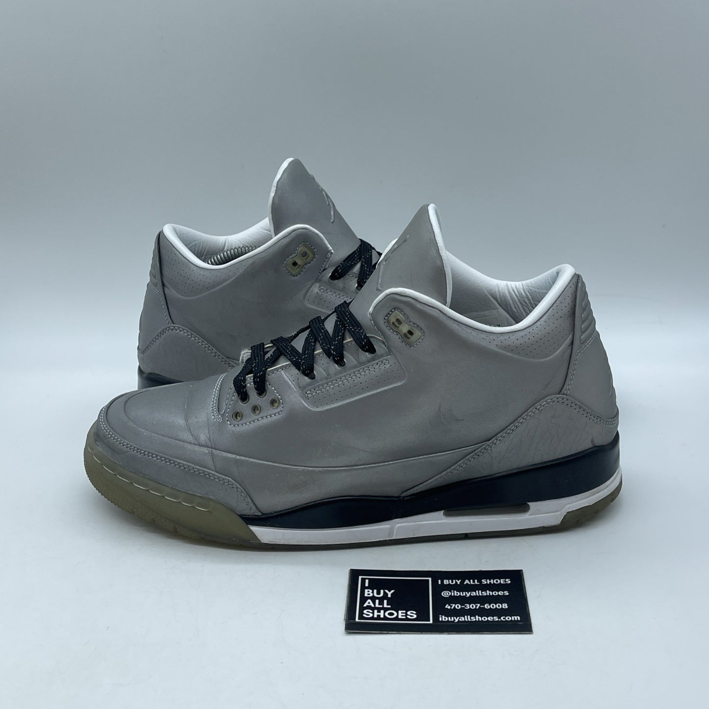 Size 11 - Air Jordan 3 5Lab3 Reflective Silver (631603-003)