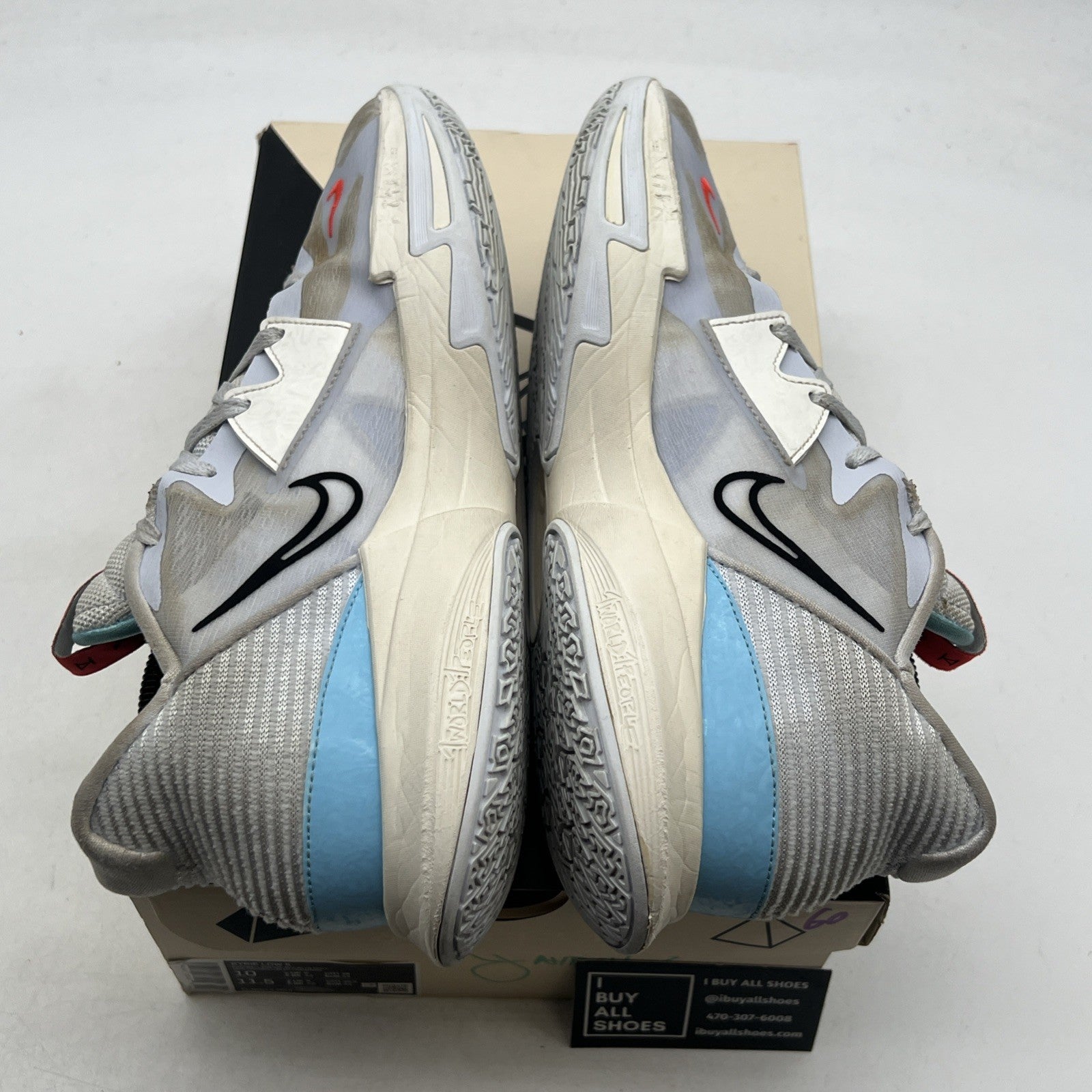 Size 10 - Nike Kyrie 5 Low Football Grey (DJ6012-003)
