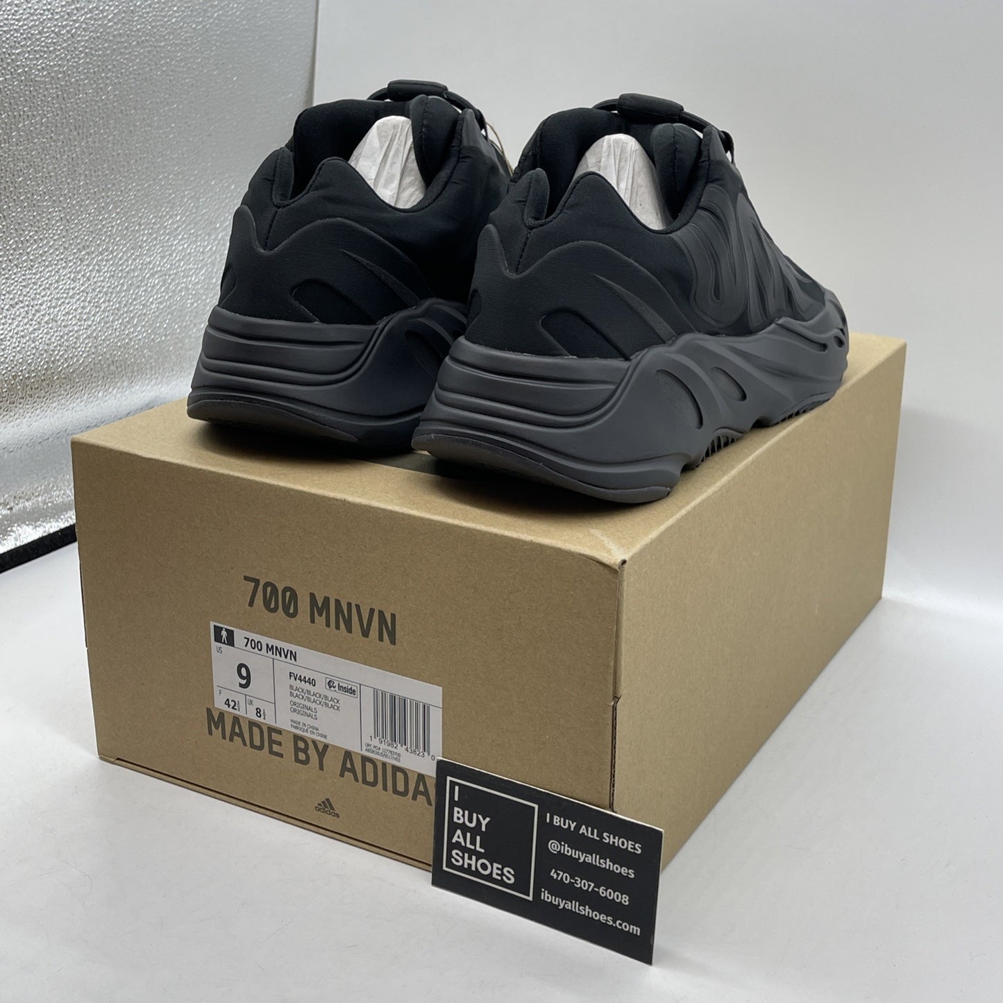 Size 9 - adidas Yeezy Boost 700 MNVN Triple Black