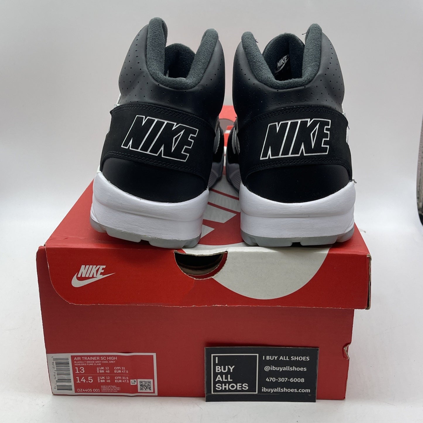 Size 13 - Nike Air Trainer SC High Raiders (DZ4405-001)