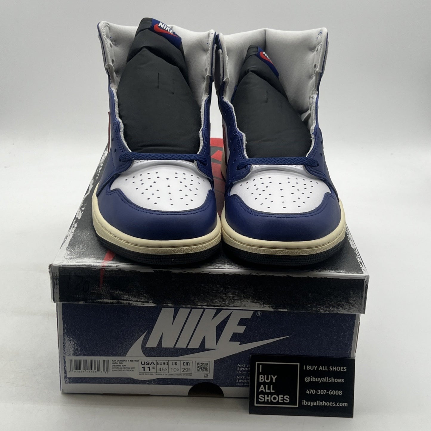 Size 11.5 - Air Jordan 1 Retro OG High Rare Air - Deep Royal Blue (DZ5485-100)