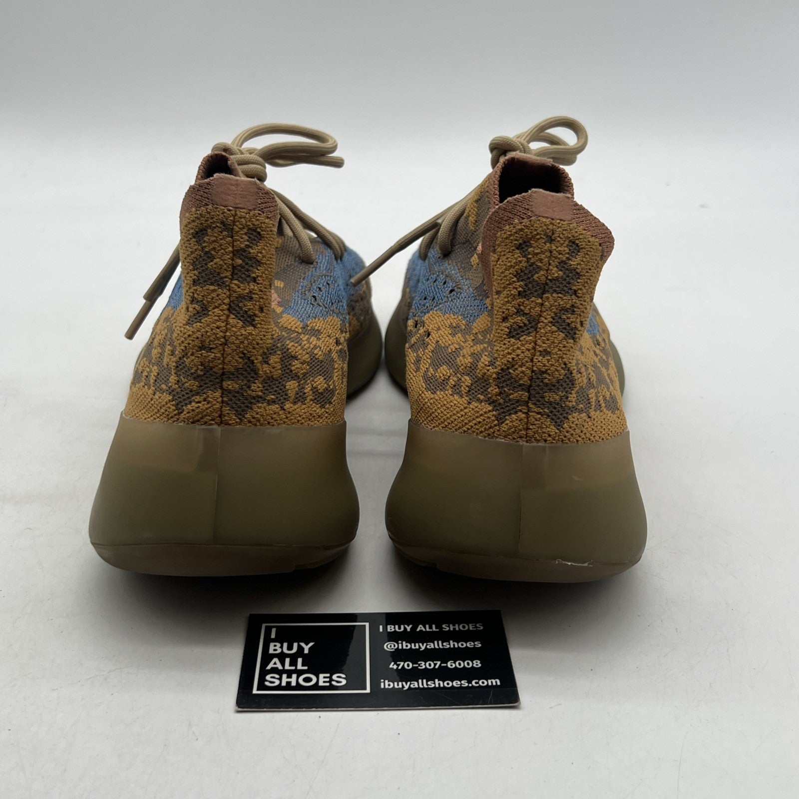 Size 11.5 - adidas Yeezy Boost 380 Blue Oat Non-Reflective (Q47306)