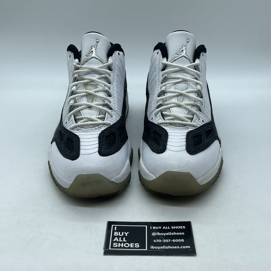Size 9 - Air Jordan 11 Retro IE Low White Black Suede Leather (306008-100)