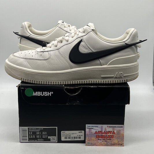 Size 12 - Nike Air Force 1 Low x AMBUSH Phantom Black White Leather (DV3464-002)