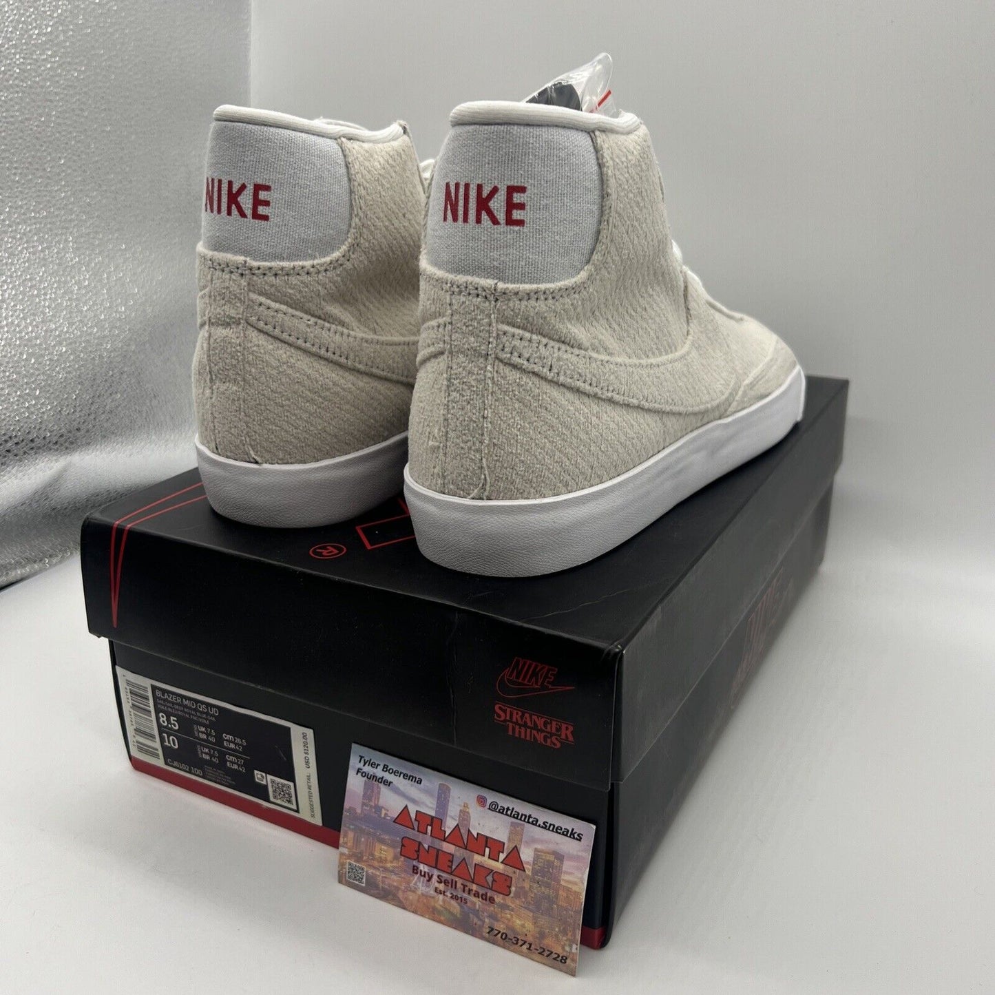 Size 8.5 - Nike Stranger Things x Blazer QS Mid Upside Down Brand New Og All DS