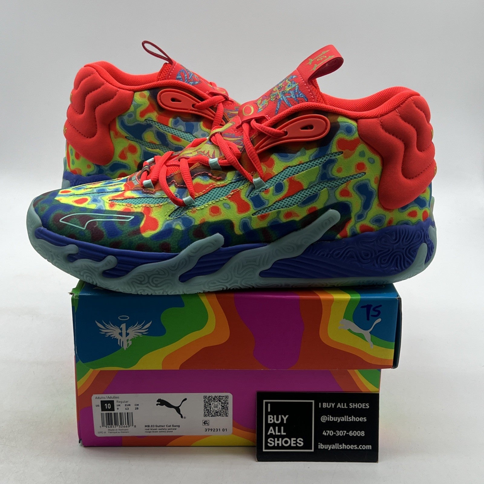 Size 10 - PUMA MB.03 GutterMelo (379231-01)