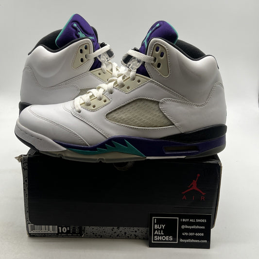 Size 10.5 - Air Jordan 5 Retro Grape 2013 (136027-108)