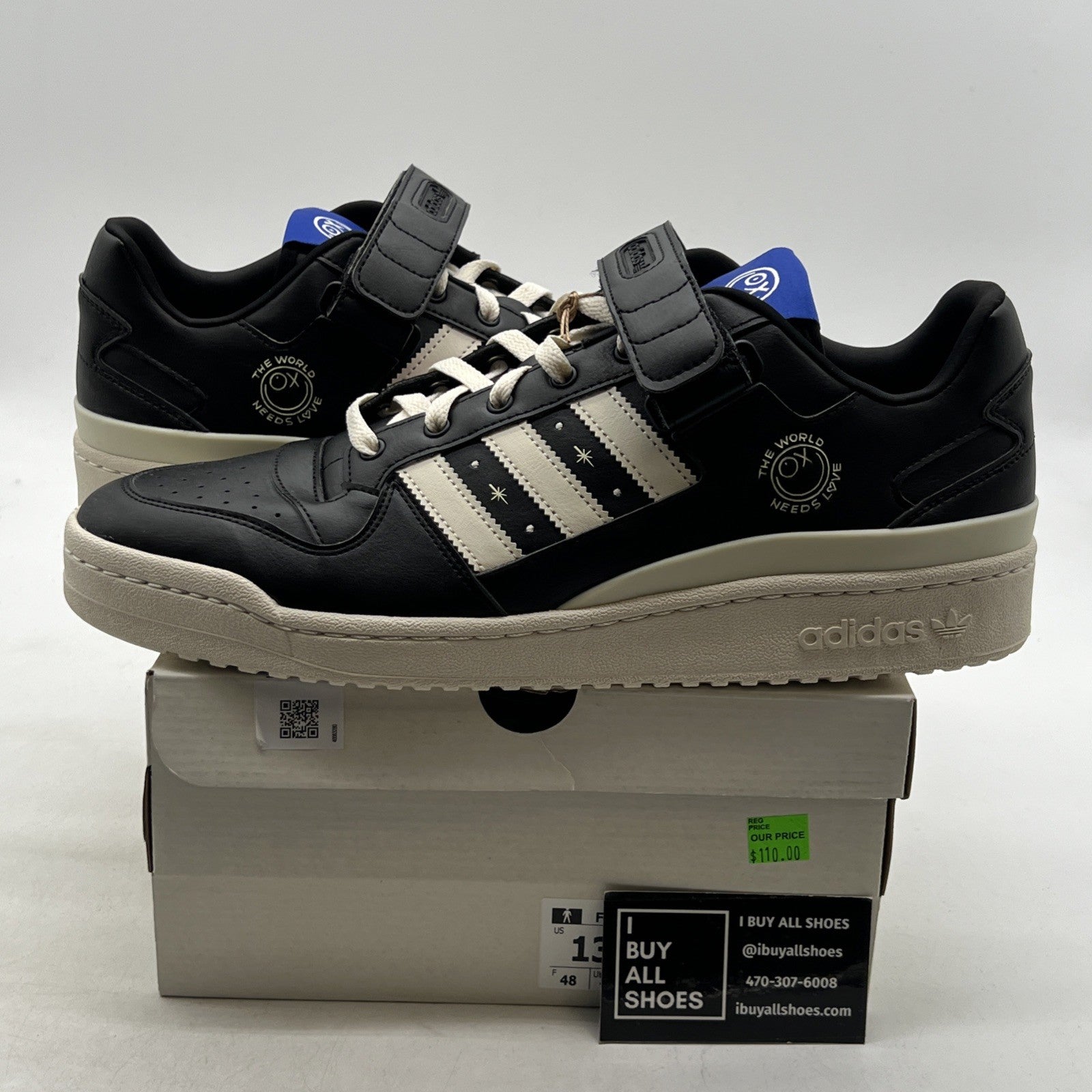 Size 13 - André Saraiva x Adidas Forum Low The World Needs Love (GZ2205)
