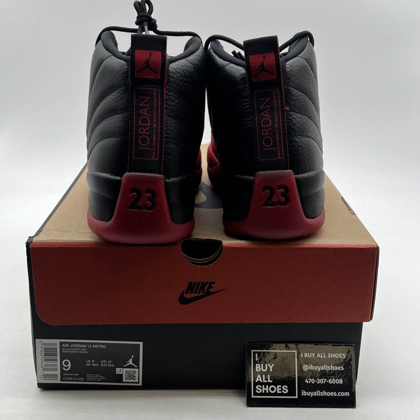 Size 9 - Air Jordan 12 Retro 2025 Flu Game (CT8013-002)