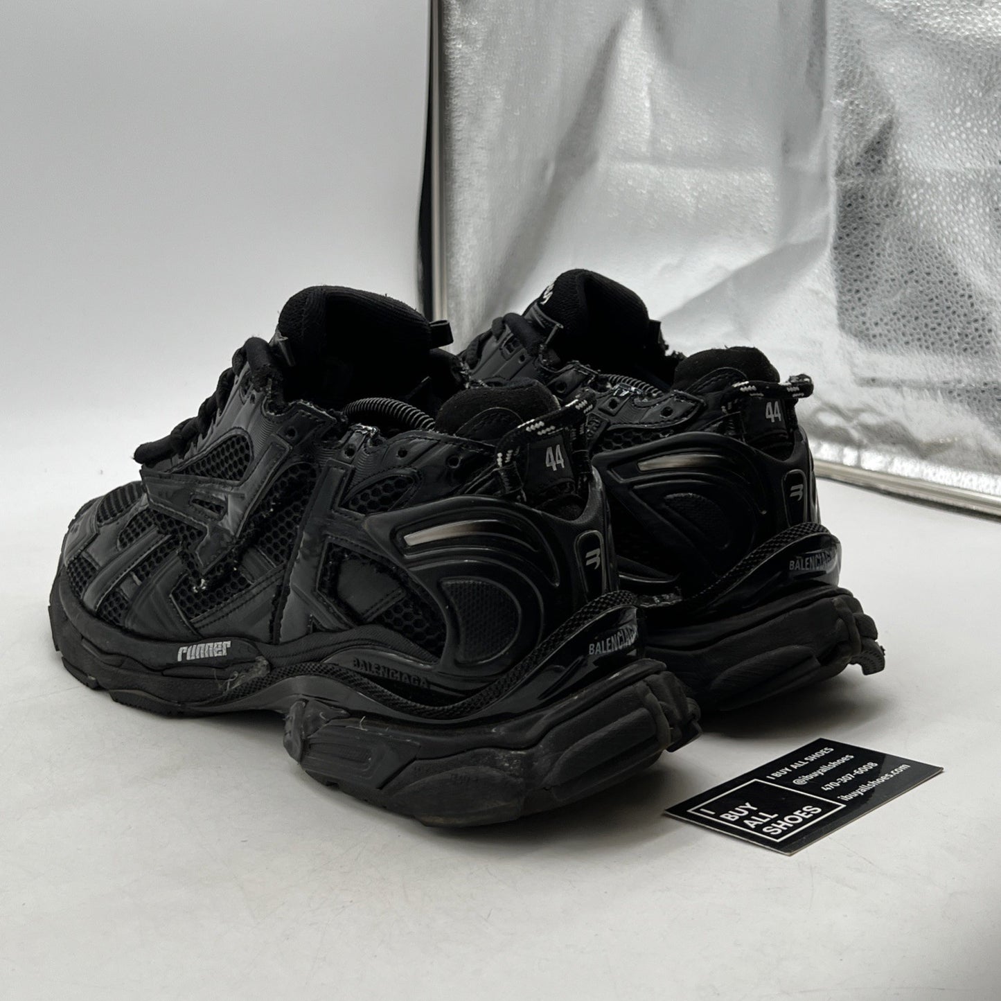 Size 11 - Balenciaga Runner Sneaker, black