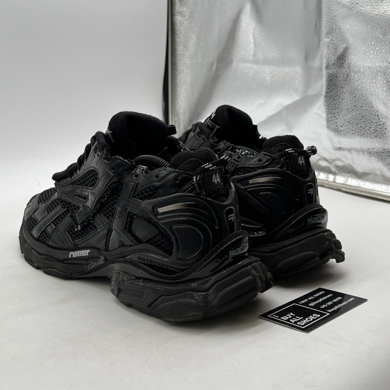 Size 11 - Balenciaga Runner Sneaker, black