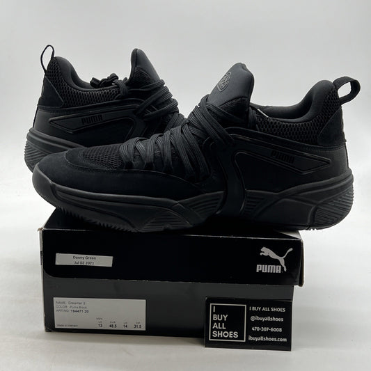 Size 13 - PUMA Dreamer 3 Mid tops: Triple Black (194471-20)