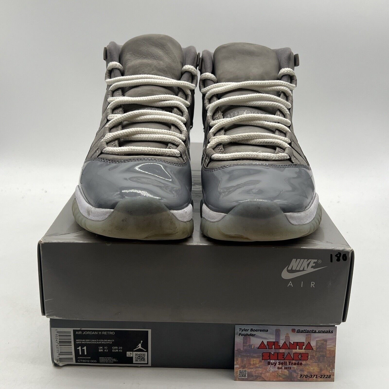 Size 11 - Jordan 11 Retro High Cool Grey (CT8012-005)