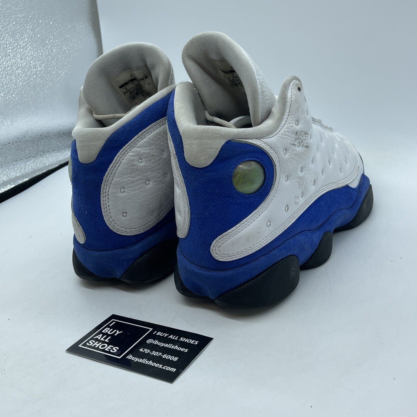 Size 9 - Air Jordan 13 Retro Hyper Royal White Black Blue Suede (414571-117)