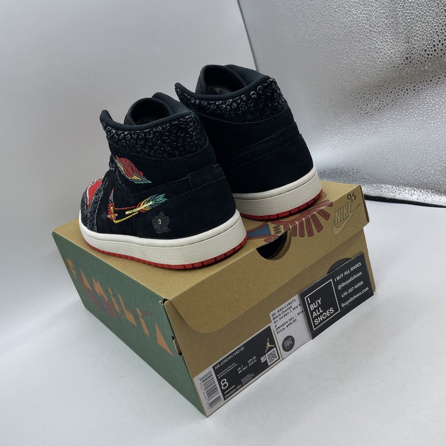 Size 8 - Air Jordan 1 SE Mid SiEMPRE Familia (DN4904-001)