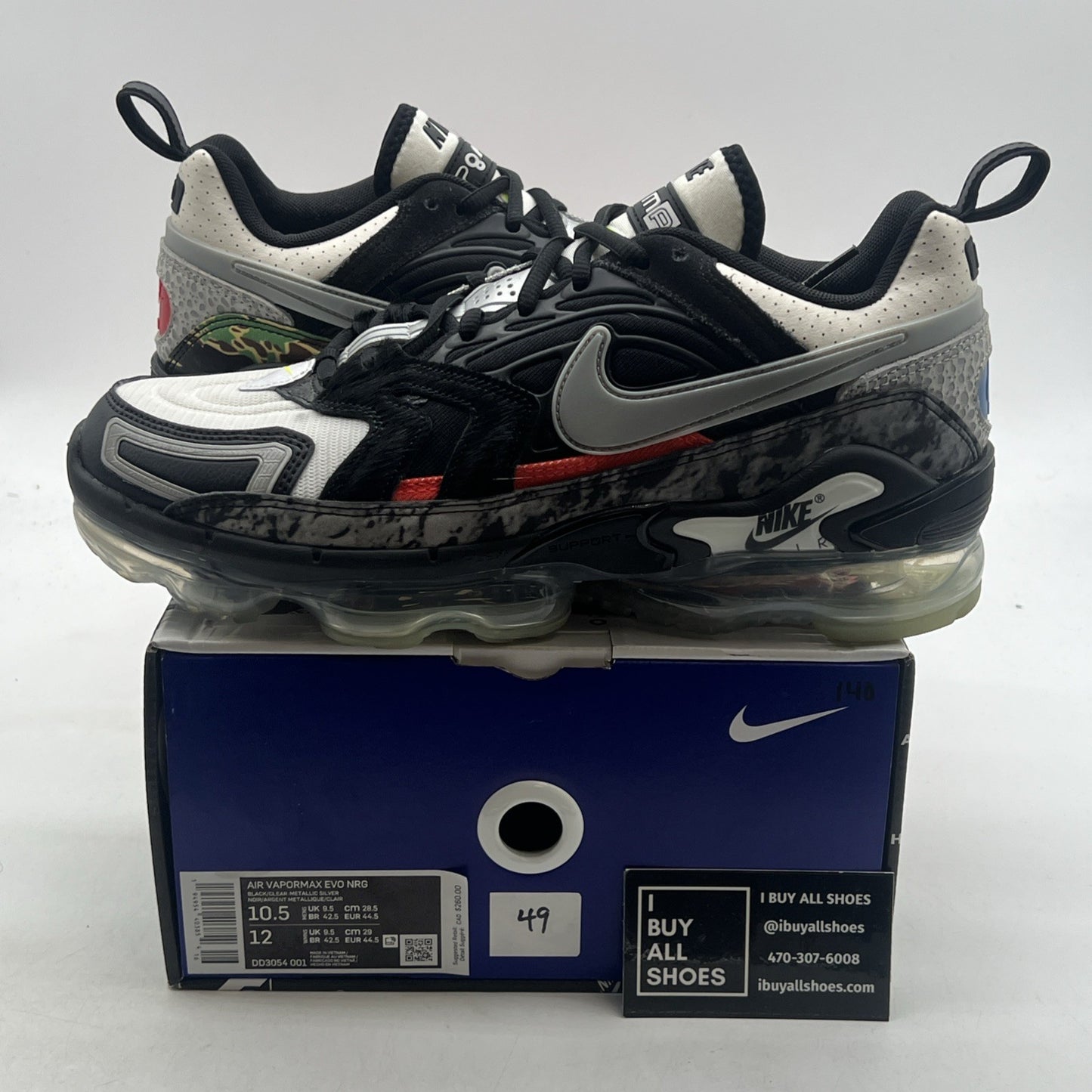 Size 10.5 - Nike Air VaporMax EVO NRG Collector's Closet (DD3054-001)