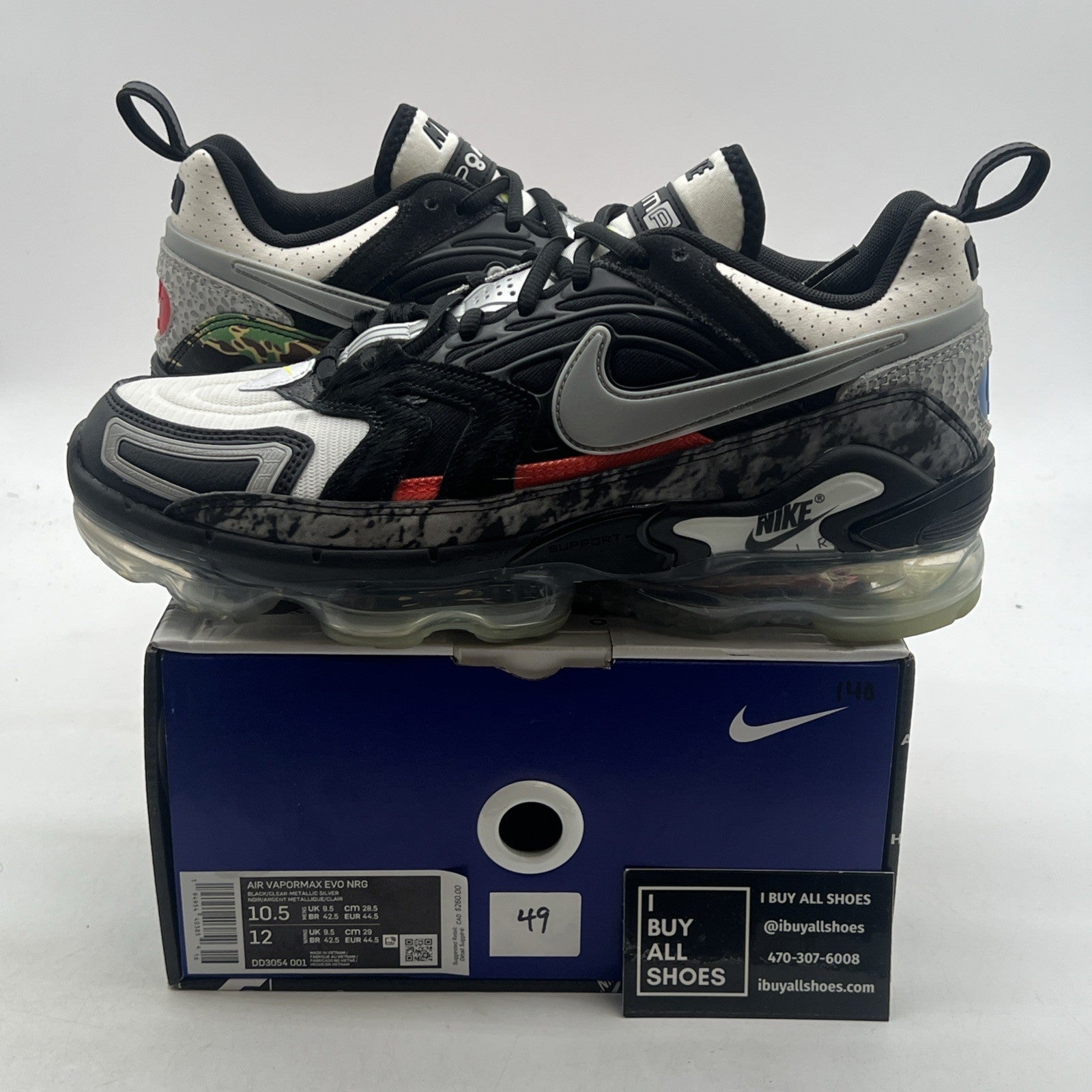 Size 10.5 - Nike Air VaporMax EVO NRG Collector's Closet (DD3054-001)