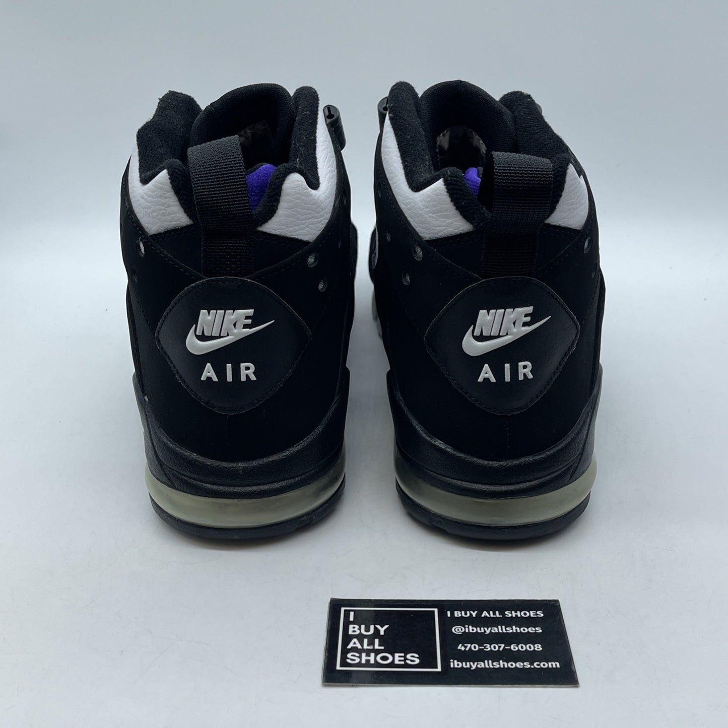 Size 13 - Nike Air Max 2 CB 94 2009 Black Purple White Suede Leather (305440-012