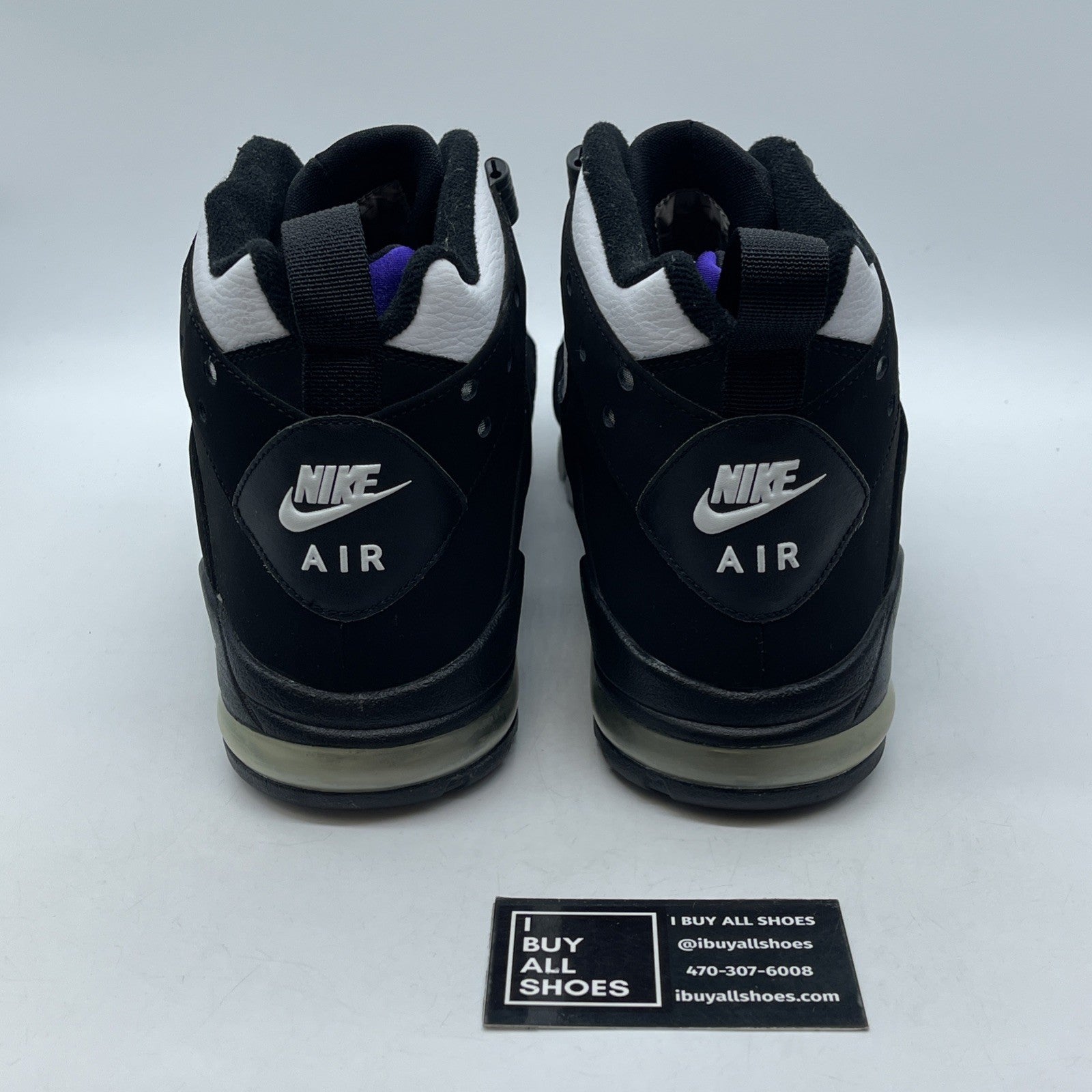 Size 13 - Nike Air Max 2 CB 94 2009 Black Purple White Suede Leather (305440-012