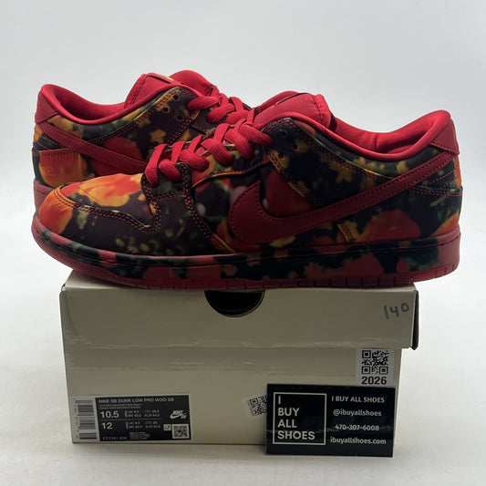 Size 10.5 - Nike The Wizard of Oz x Dunk SB Low Poppy Field (FZ1291-600)