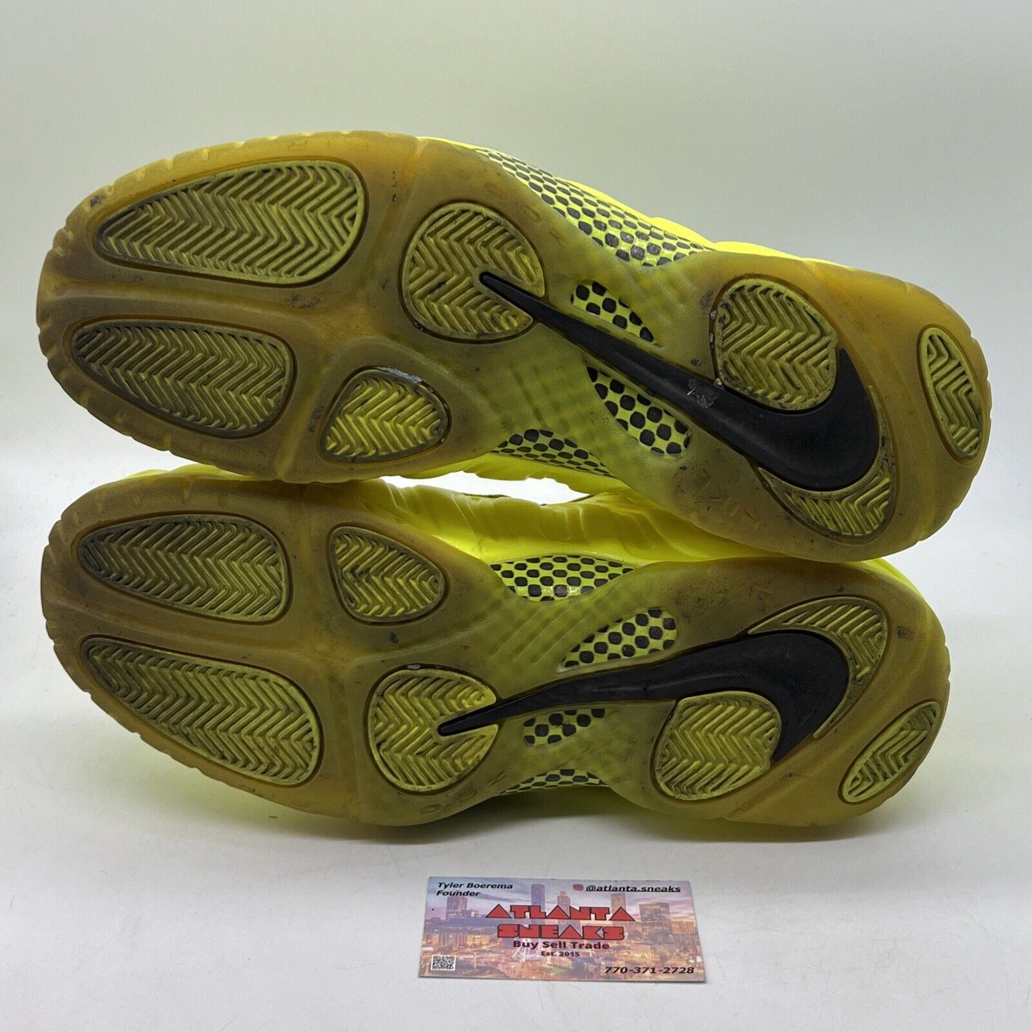 Size 13 - Nike Air Foamposite Pro Volt 2014 Black (624041-700 14)