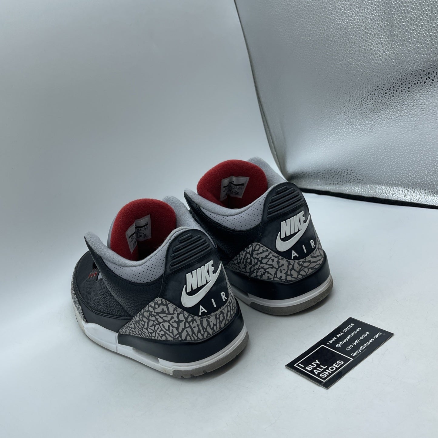 Size 11.5 - Air Jordan 3 Retro OG Mid Black Cement (854262-001)