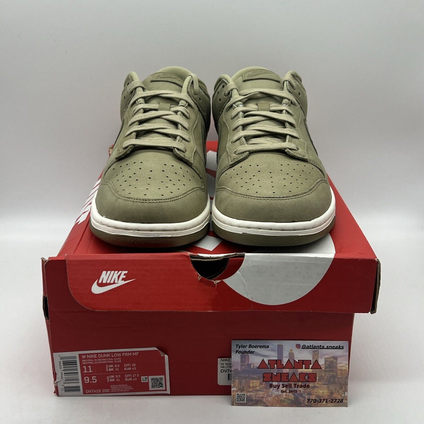 Size 11 - Nike Dunk Low Premium Neutral Olive W